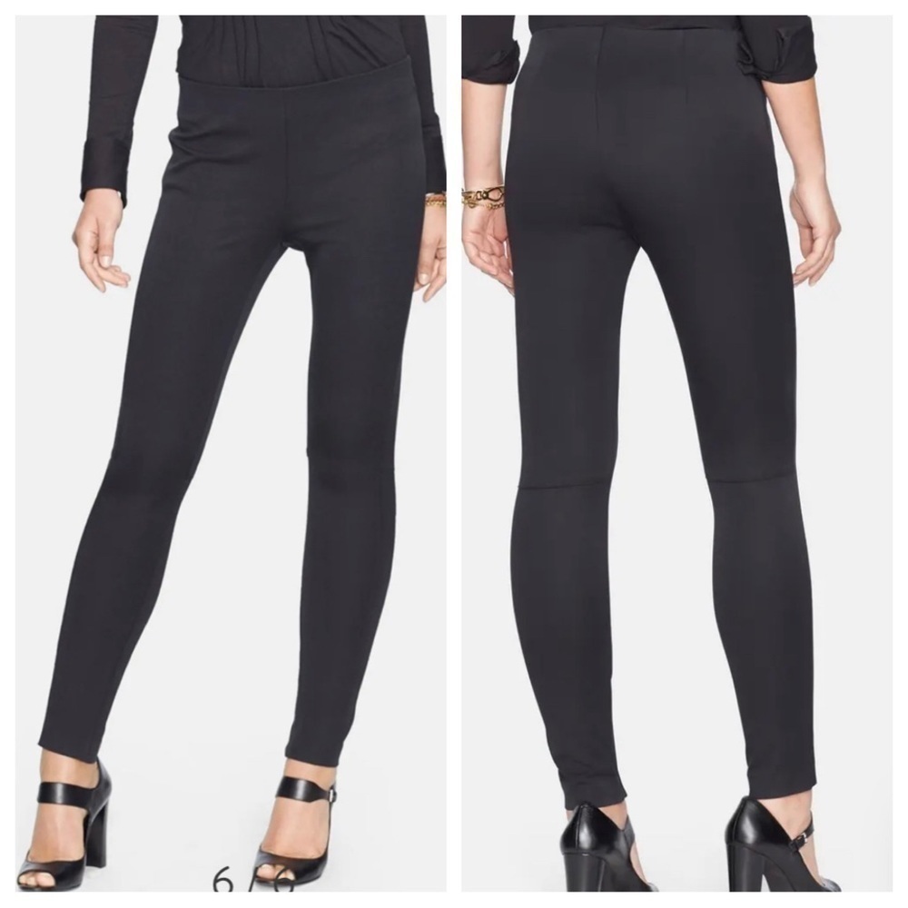 Lauren Ralph Lauren Stretch Cotton Blend Skinny Pants, Size 14 - Black NWT